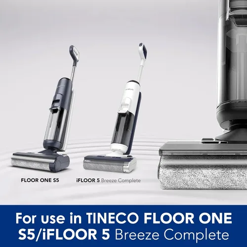 Miniatura 2 de Tineco Floor ONE S5 / iFLOOR 5 Breeze - Repuesto completo de trapeador de vacío inalámbrico, montaje HEPA y rodillo de cepillo y solución de 9.5 fl