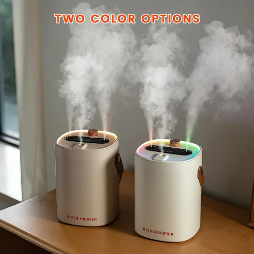 Miniatura 7 de Humidificador de 2L para dormitorio, humidificadores portátiles de niebla fría, ultra silencioso, 20 dB, humidificador de aire de llenado superior