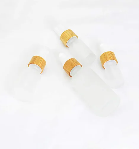 Miniatura 5 de 4 botellas de loción de vidrio esmerilado, botellas de bomba de viaje, dispensador de crema cosmética, botella dispensadora para loción, mezclas
