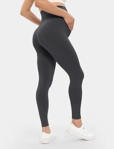 Miniatura 4 de Buttergene Women's Maternity Leggings Over The Belly Maternity Yoga Pants Workout Pregnancy Leggings