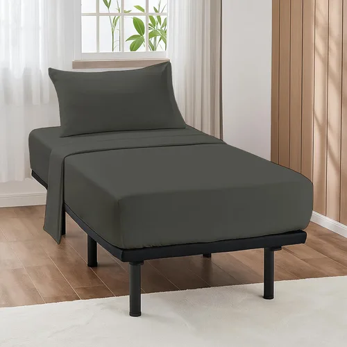 Miniatura 15 de ARlinen Juego de sábanas de 4 piezas para cuna de 25 x 75 pulgadas, colchón ajustable de algodón egipcio que se adapta a hasta 4 a 8 pulgadas