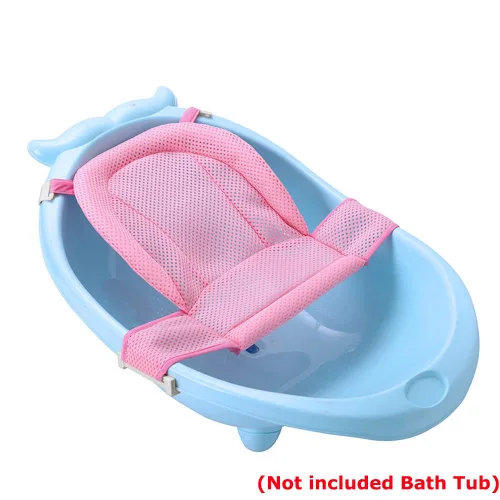 Miniatura 6 de Red de asiento de baño para bebé recién nacido, malla antideslizante de ducha para bañera, ajustable y cómodo, asiento de baño, soporte para bañera