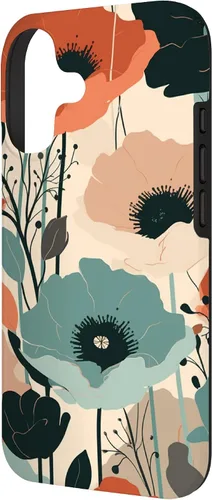 Miniatura 2 de Minimal Poppy Boho Flower Cute Aesthetic Case for iPhone 17
