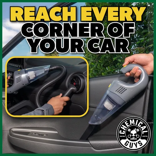 Miniatura 4 de Chemical Guys EQP410 DetailVac - Aspiradora portátil de mano para automóvil, motor eléctrico de 110 W 8.8 amperios