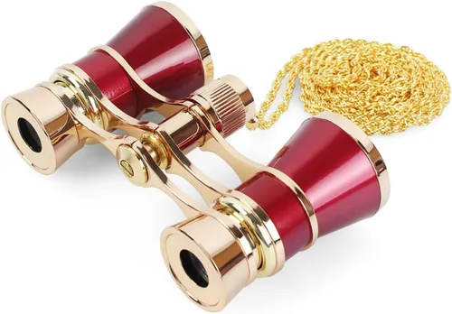Miniatura 18 de Aroncent Anteojos de Ópera Prismáticos 3X25 Compactos con Asa Ajustable para Teatro, Prismáticos Mini para Adultos Hombres Mujeres en Ópera Negro