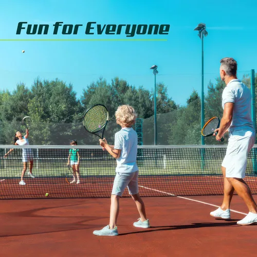 Miniatura 7 de Amortiguador de raquetas de tenis – Diseños de cara sonriente con purpurina – Amortiguador de impactos de tenis reductor de vibración y ruido