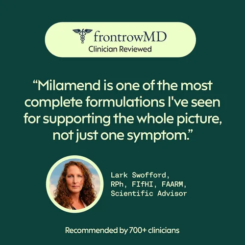 Miniatura 9 de Milamend Equilibrio Hormonal para Mujeres 40:1 Myo-Inositol D-Chiro Inositol Suplemento + CoQ10, ALA y Aminoácidos – Fertilidad, Apoyo Ovarico