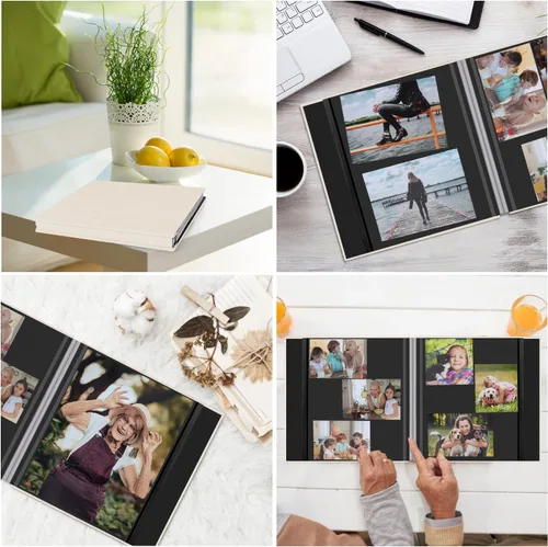 Miniatura 6 de Zesthouse - Álbum de fotos autoadhesivo con 60 páginas, álbumes de manualidades magnéticos con páginas adhesivas, álbum de fotos que contiene 8x10