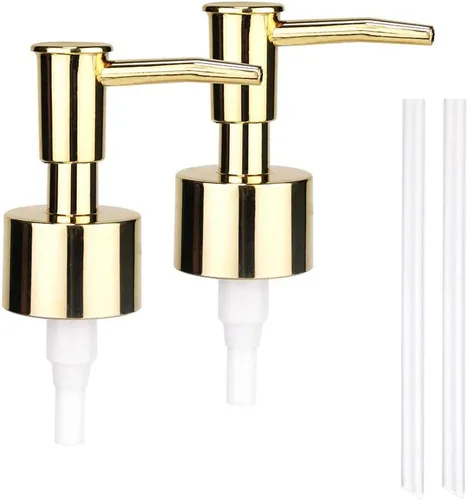 Miniatura 4 de Bomba de repuesto para dispensador de jabón, bomba de loción de acero inoxidable, dispensadores de jabón de metal cepillado de color negro