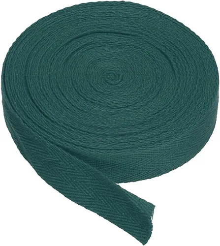 Miniatura 209 de PATIKIL Cinta de sarga de algodón de 1 pulgada, 50 yardas, cinta de algodón, cinta de encuadernación al bies, cinta de espiga para costura, Verde