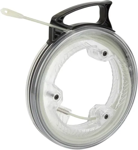 Klein Tools 50550 Cinta de Pescado que Brilla en la Oscuridad, Hecha en EE. UU., Fibra de Vidrio con Punta de Nylon y Conector de Acero Inoxidable.