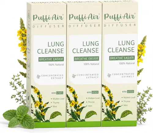 Miniatura 9 de PUFFIAIR Juego de varillas de fragancia botánica, gordolobo a base de plantas, aroma botánico de tomillo y menta, accesorio de fragancia personal