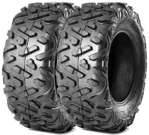 Miniatura 18 de GarveeTech - Juego de 2 neumáticos para ATV UTV todo terreno 24x8-12, 6PR, neumáticos sin cámara para todo terreno resistente para barro y arena