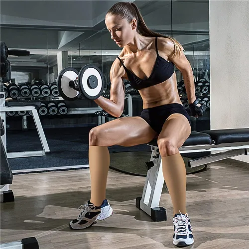 Miniatura 51 de CHARMKING - Calcetines de compresión para mujeres y hombres (3 pares), 15-20 mm Hg, el mejor apoyo para atletismo, running o ciclismo, mejora