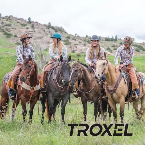 Miniatura 5 de Troxel Sierra Rugged Horse Riding Helmet, Low-Profile, Self-Adjustable Design, Safety Horseback Riding Gear Marrón