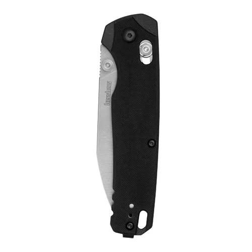 Miniatura 4 de Cuchillo de bolsillo plegable manual Kershaw Bel Air XL, hoja de 3.4 pulgadas de acero MagnaCut, mango G10 negro, clip de bolsillo, fabricado