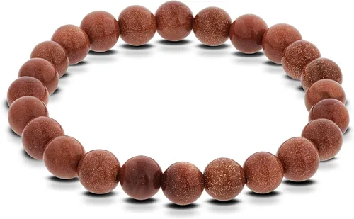 Miniatura 160 de Gem Avenue Handmade Round Bead Stretch Bracelet Unisex Natural Stone Beaded Jewelry for Men & Women, Elastic Wristband for Daily Wear
