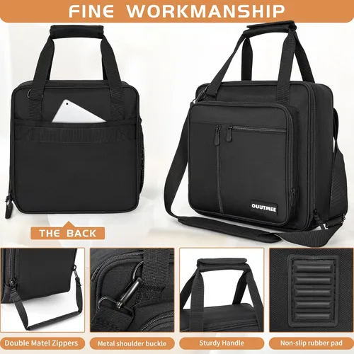 Miniatura 2 de Bolsa de transporte OUUTMEE para cafetera compatible con Keurig K-Mini o K-Mini Plus, bolsa de almacenamiento portátil para cafetera de una sola