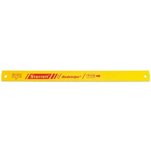 Miniatura 12 de Starrett Redstripe - Hoja de sierra para metales de acero sólido de alta velocidad, ideal para contratistas y comerciantes, grosor de 0.050