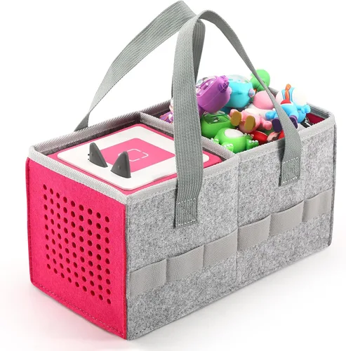 Miniatura 14 de Estuche de transporte para Tonies Starter Set y bolsa de almacenamiento para la figura Tonies, bolsa de mano para el hogar al aire libre