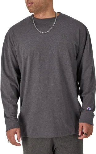 Miniatura 89 de Champion Camiseta de manga larga para hombre, camiseta clásica para hombre (regular o grande y alto)