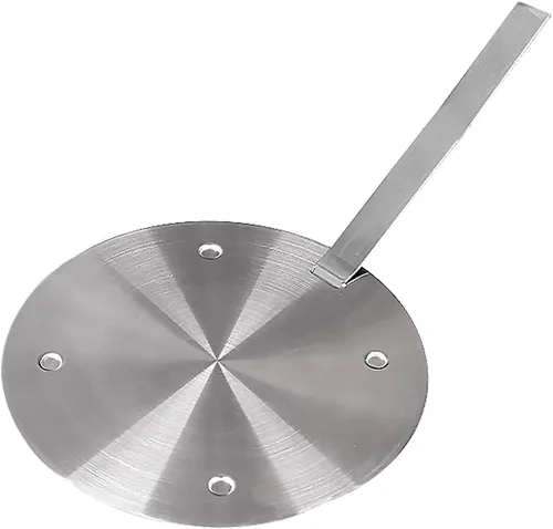 Cabilock Difusor de calor de acero inoxidable para café, leche, utensilios de cocina con anillo de inducción, placa de inducción, difusor de calor