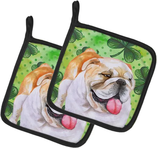 Miniatura 101 de Caroline's Treasures BB9655PTHD - Juego de soportes para ollas de cocina resistentes al calor, almohadillas calientes para horno, 7 1/2 x 7 1/2