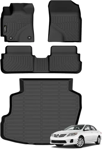 Miniatura 141 de Tapetes de piso para todo clima y forro de carga con respaldo para Chevrolet Suburban de 7 asientos 2021-2025 / GMC Yukon XL de 7 asientos
