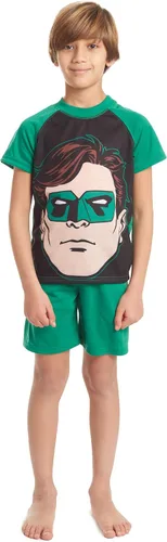 Miniatura 6 de DC Comics Justice League Batman Green Lantern Superman Raglan Pijama Conjunto corto