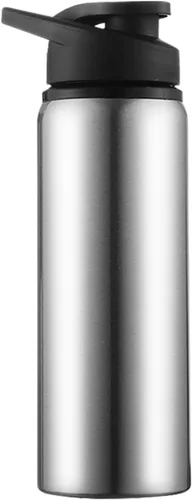 Miniatura 12 de Botella de agua deportiva de 24 onzas, botella de agua de metal de acero inoxidable para hombres, mujeres y niños, a prueba de fugas, botella