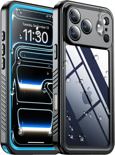 Miniatura 32 de SPIDERCASE Solo diseñada para el iPhone 13 Pro Max, funda impermeable, lente incorporada y protector de pantalla, protección completa de alta