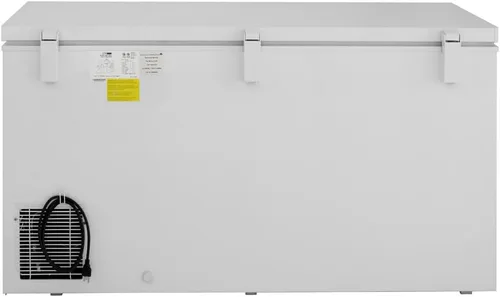 Miniatura 3 de Kratos Congelador comercial de pecho, capacidad de 15.4 pies cúbicos, parte superior sólida, blanco, almacenamiento grande (69K-748)