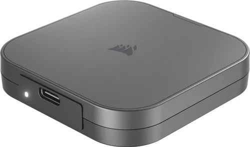 CORSAIR EX300U SSD USB externo portátil USB-C de 1 TB – Conexión USB 3.2 Tipo-C Gen2, Plug and Play, MagSafe, cable incluido – PC con Windows,