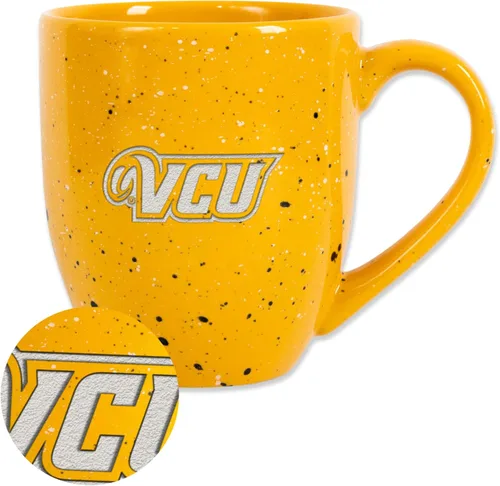 Miniatura 125 de Rico Industries NCAA Virginia Tech Hokies Maroon - Taza de café de cerámica grabada con láser, color del equipo, 16 onzas