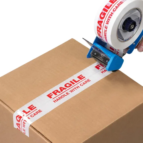 Miniatura 2 de Aviditi Tape Logic - Cinta de embalaje resistente, 2 pulgadas x 55 yardas, 2.2 mil, color rojo y blanco, paquete de 36 unidades, perfecta