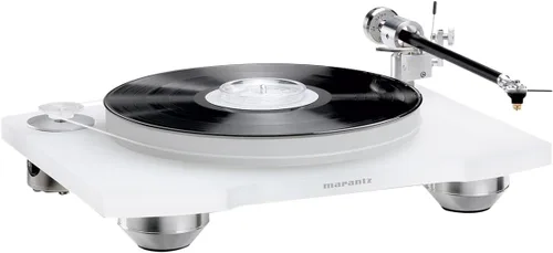 Miniatura 4 de Marantz TT-15S1 Tocadiscos Premium de Tracción Manual con Cartucho Incluido Motor Flotante para Baja Vibración y Baja Resonancia Una Opción