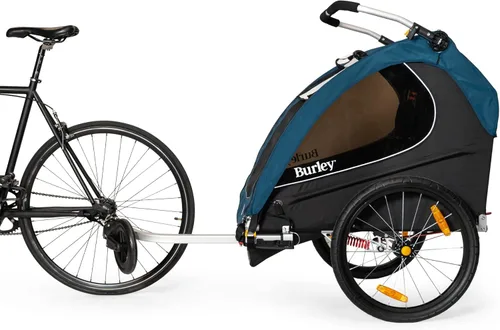 Miniatura 3 de Burley Encore X, remolque y cochecito para bicicleta para niños de 2 asientos