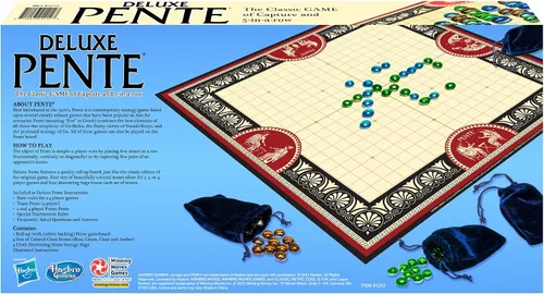 Miniatura 3 de Pente Deluxe, de Winning Moves Games USA, juego de estrategia familiar de captura de piedras para 2 a 4 jugadores, a partir de 8 años