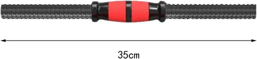 Miniatura 3 de DYNWAVE Juego de 2 mancuernas con mango de mancuernas, resistentes con 4 collares para entrenamiento de fuerza, accesorio de gimnasio