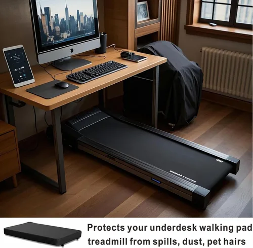 Miniatura 6 de Funda para alfombrilla de caminar para el hogar, funda impermeable y a prueba de polvo para debajo del escritorio - Compatible con cinta de correr