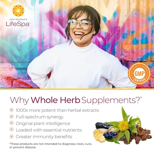 Miniatura 4 de LifeSpa Cápsulas Manjistha de hierbas enteras Limpieza del hígado Multivitamínico vegano para apoyo linfático y desintoxicación hepática 90