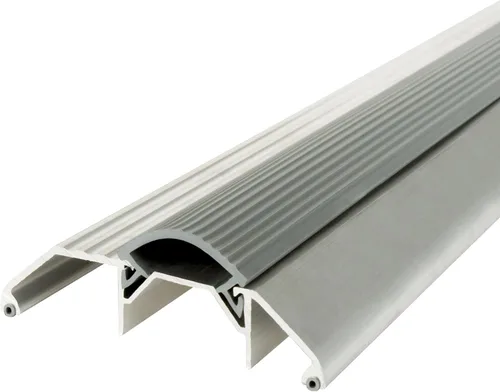 Miniatura 6 de M-D Building Products 08003 3-3/4 pulgadas x 1-1/8 pulgadas x 32 pulgadas. Umbral de alto perfil de aluminio plateado y vinilo resistente