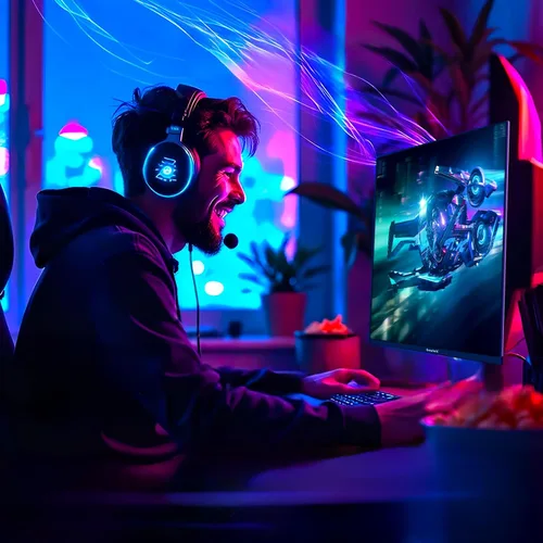 Miniatura 6 de Gawfolk Monitor de juegos de 27 pulgadas QHD IPS, pantalla de PC 120Hz 2K (2560 × 1440P), pantalla de computadora ultra fina de marco cero