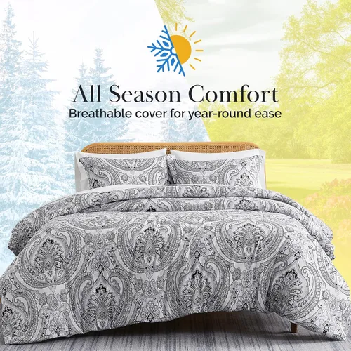 Miniatura 9 de Southshore Fine Living, Inc. Juego de funda de edredón tamaño extra grande individual/XL, ropa de cama de microfibra cepillada premium de fácil