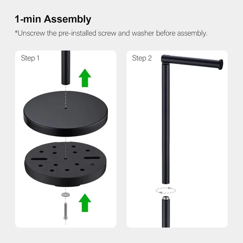 Miniatura 3 de BAGNOLUX Soporte para papel higiénico de baño con reserva, soporte de papel higiénico de acero inoxidable SUS304 resistente a la oxidación, soporte