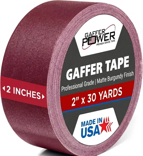 Miniatura 29 de Cinta Gaffer de Grado Premium Profesional - Negro Cinta Gaff Pro de Servicio Pesado Asegura Cables Sostiene Cables sin Dejar Residuo Pegajoso