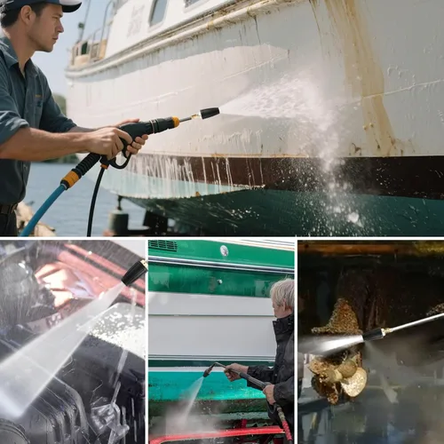 Miniatura 7 de Puntas de lavadora a presión con boquilla turbo, núcleo de cerámica duradero, boquilla turbo de lavadora a presión giratoria de 360°, 4000 PSI