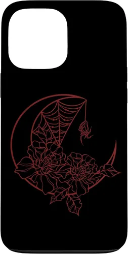 Miniatura 23 de Goth Y2K Alt Fairy Grunge Emo Flower Rose Web Spider Moon Case for iPhone 17