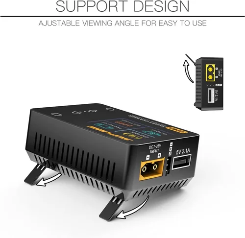 Miniatura 2 de SUPULSE Lipo - Cargador de batería inteligente de 150 W/10 A para 1-6S LiPo/LiHv/Lion/Life, 1-16S NiMH, 1-12S Pb Baterías RC Cargador de equilibrio