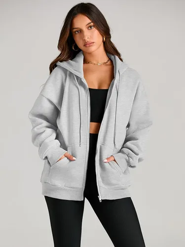 Miniatura 2 de EFAN lindas sudaderas con capucha para chica adolescente, chaqueta extragrande para el otoño, informales estilo año 2000 (Y2K), con cordón